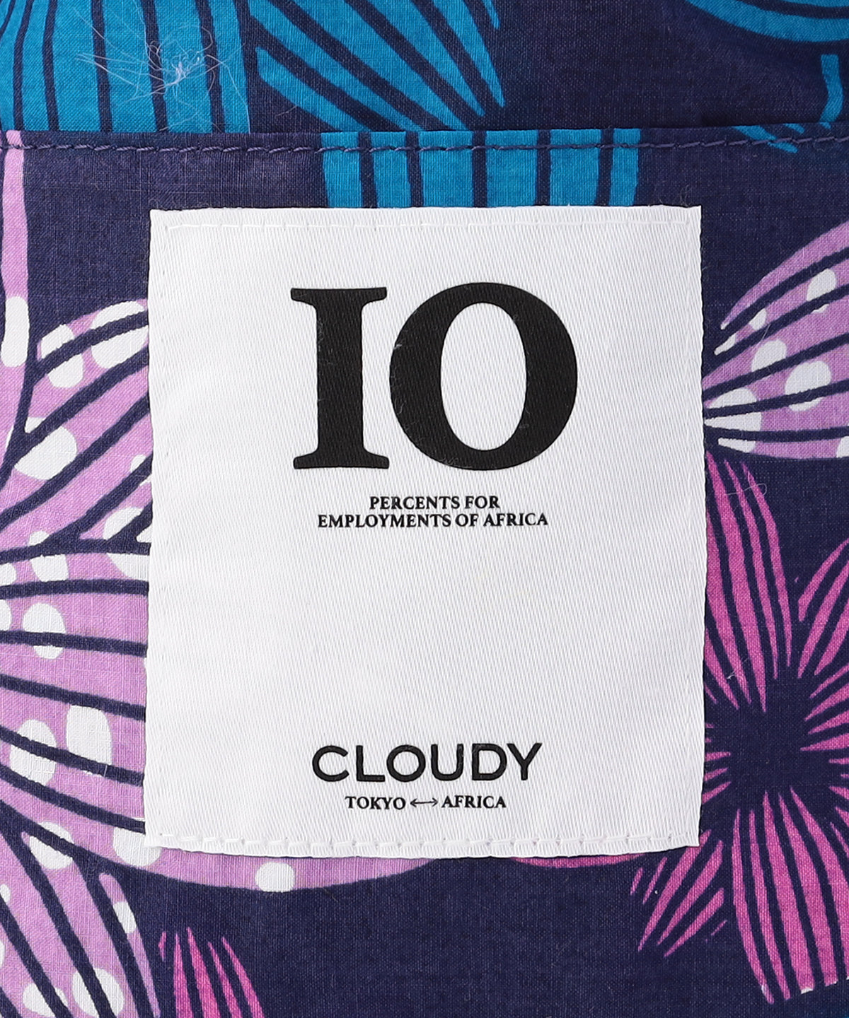 エコファーコンビニバッグ　PURPLE