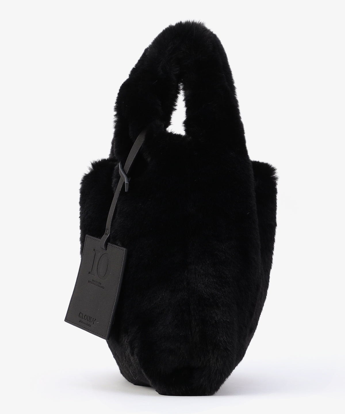 エコファーコンビニバッグ BLACK