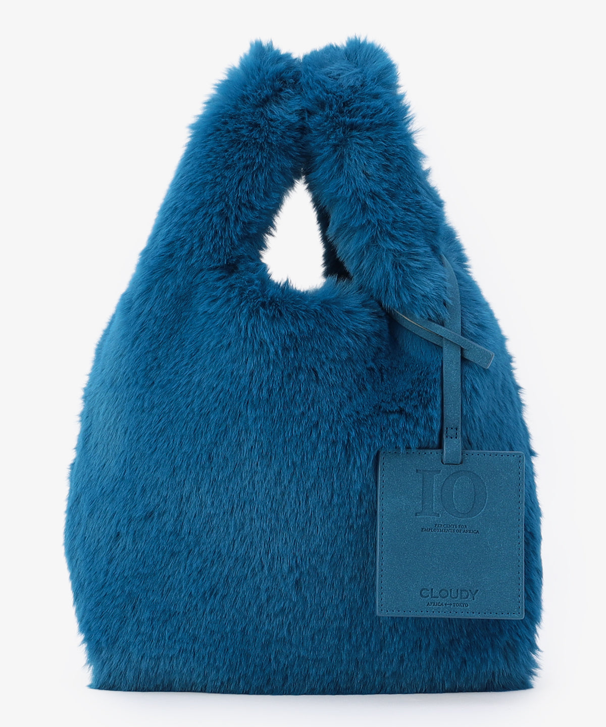 エコファーコンビニバッグ BLUE