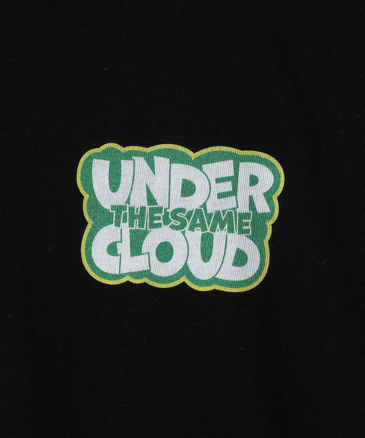 Long Sleeve T-Shirts UNDER THE SAME CLOUD BLACK