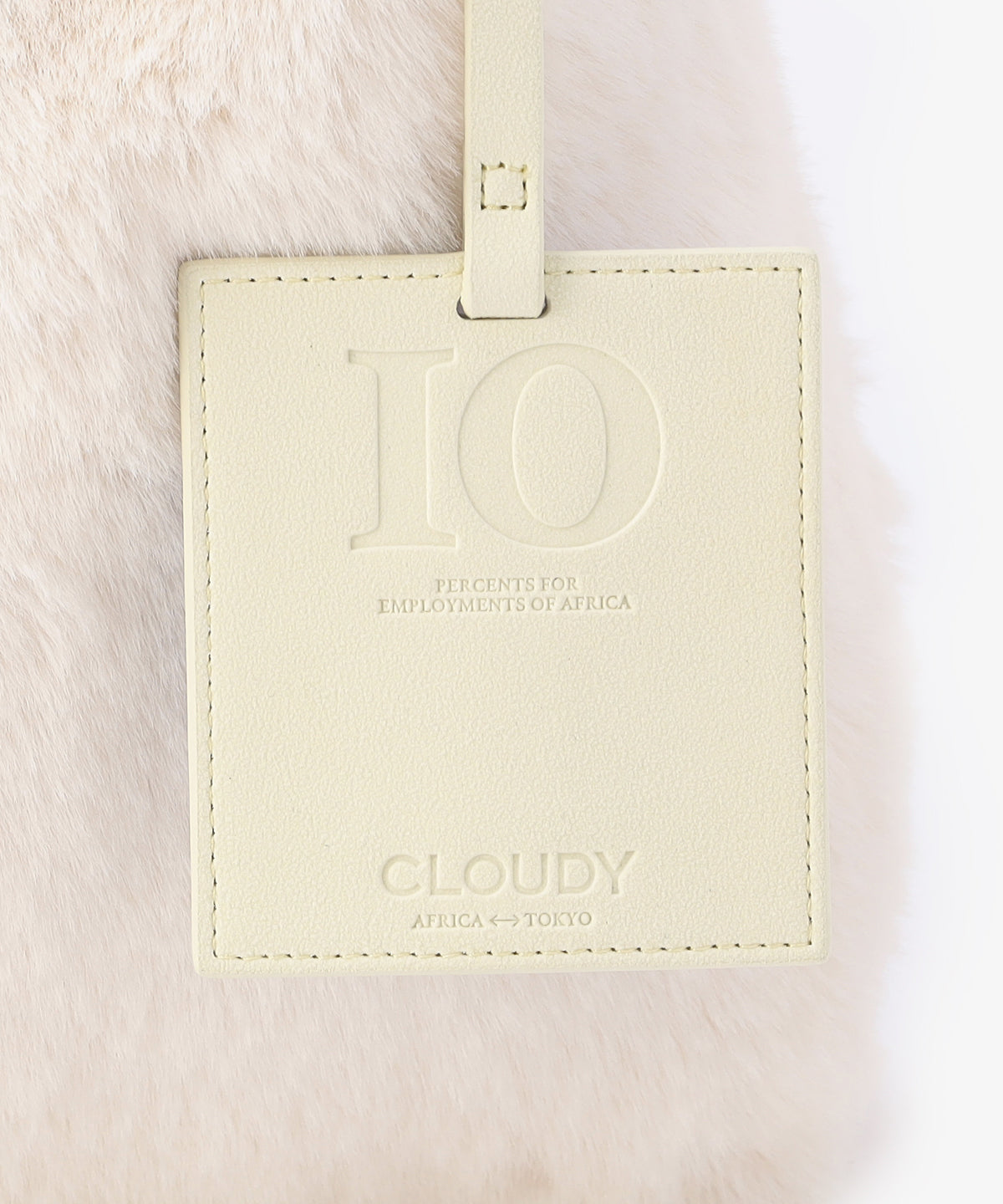 エコファーコンビニバッグ OFF WHITE