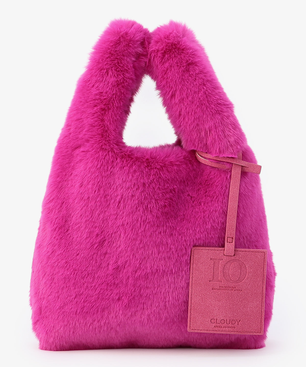 エコファーコンビニバッグ　PINK