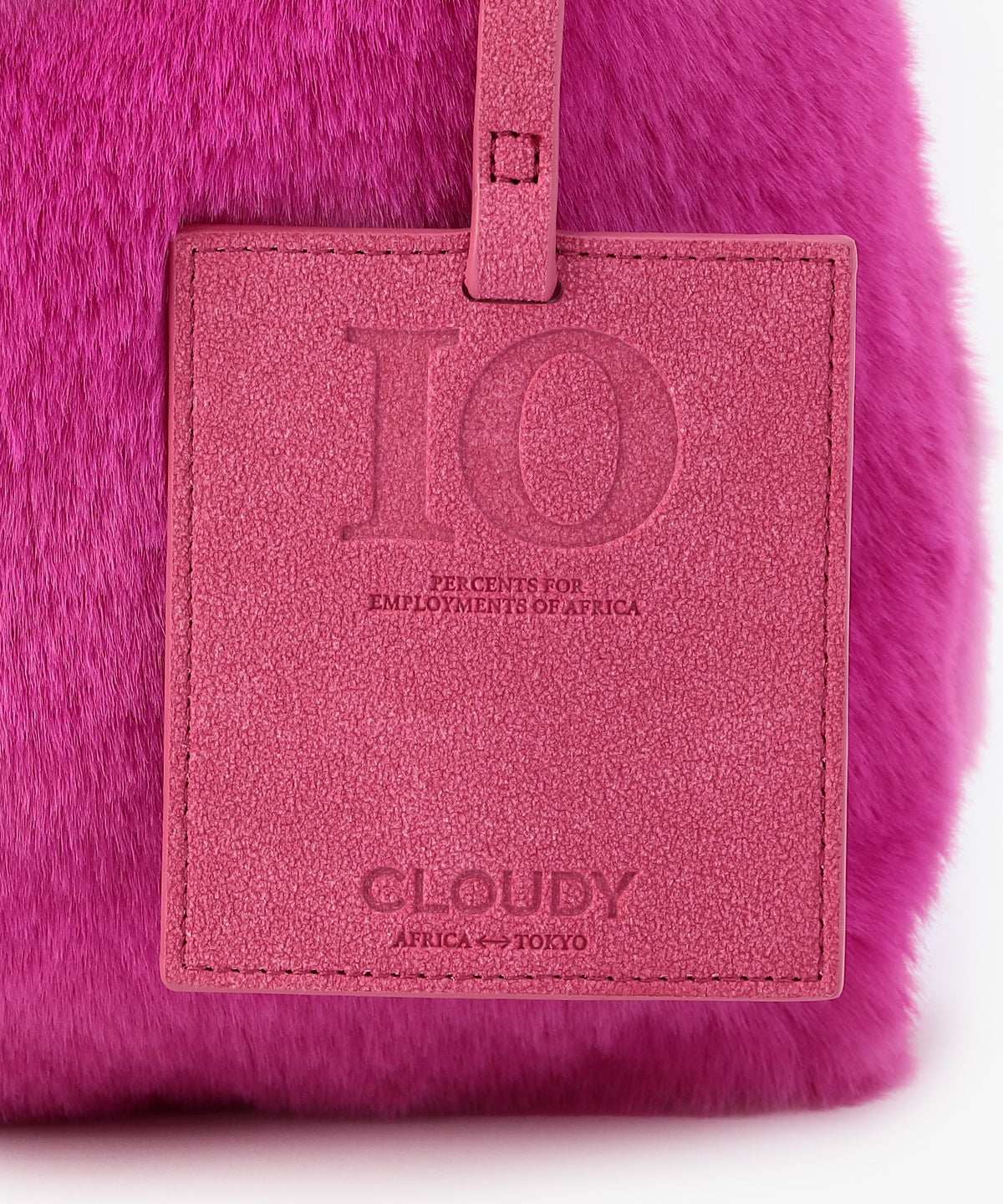 エコファーコンビニバッグ　PINK