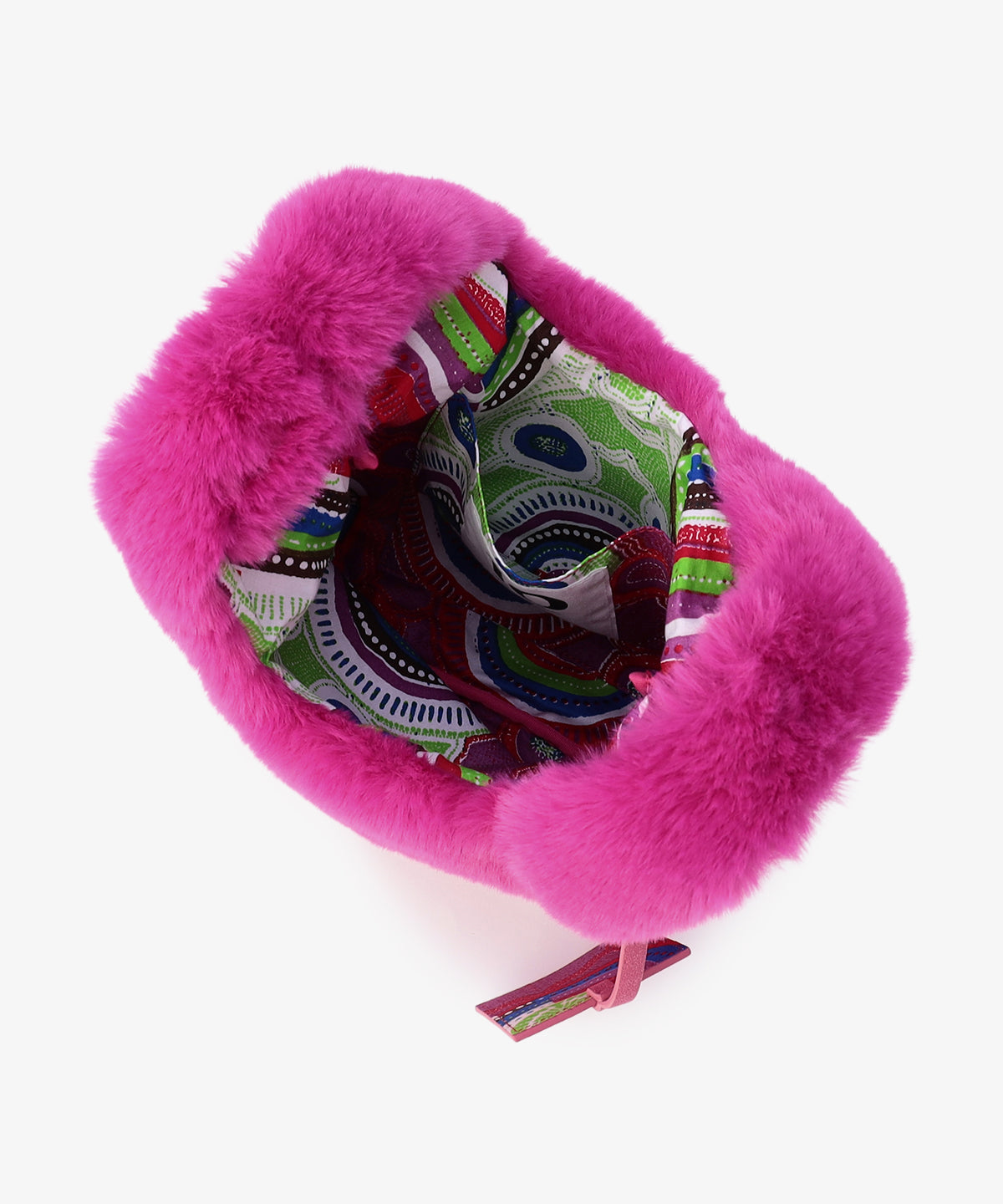 エコファーコンビニバッグ　PINK