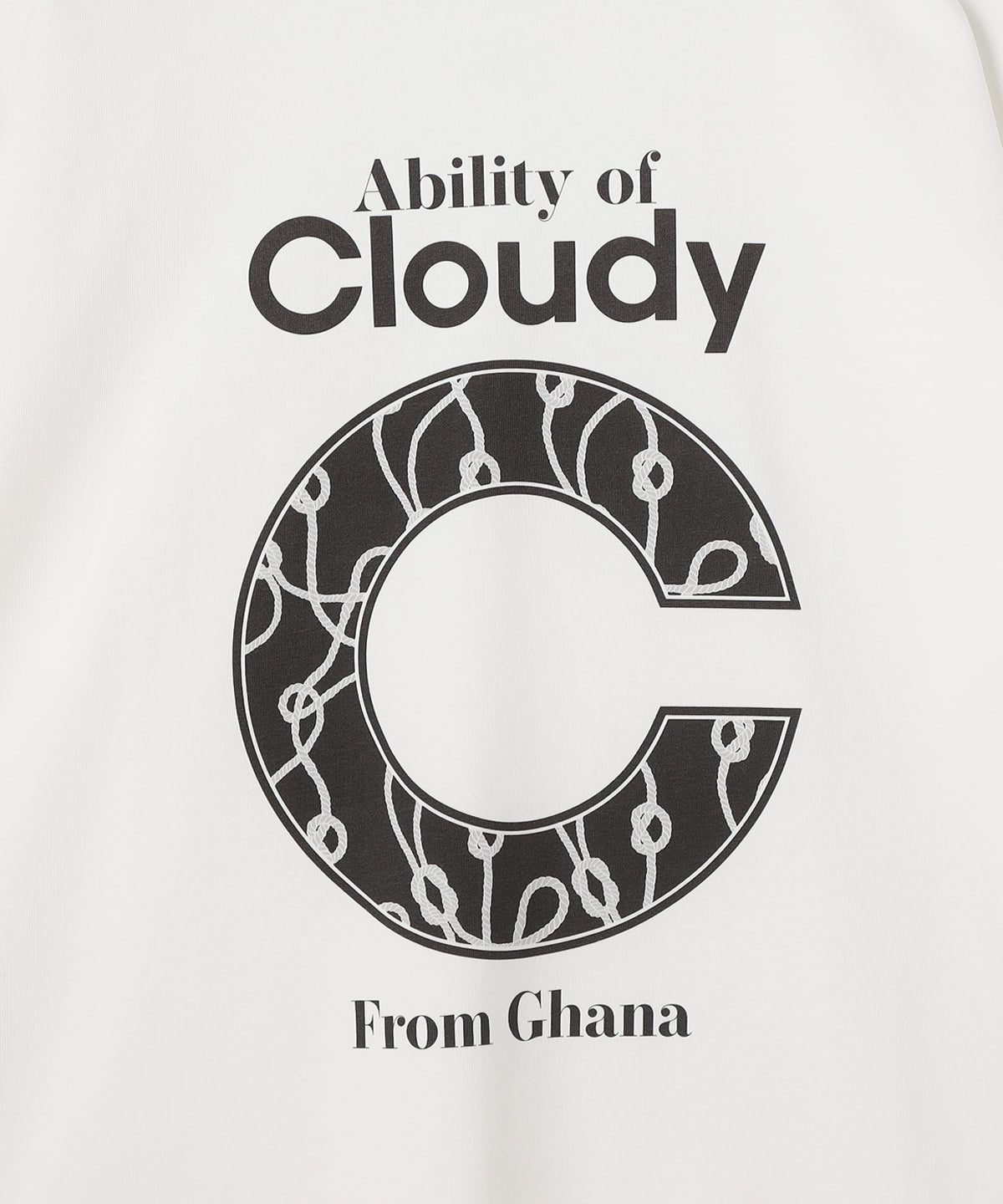 Lunch T-shirt Ability of CLOUDY WHITE