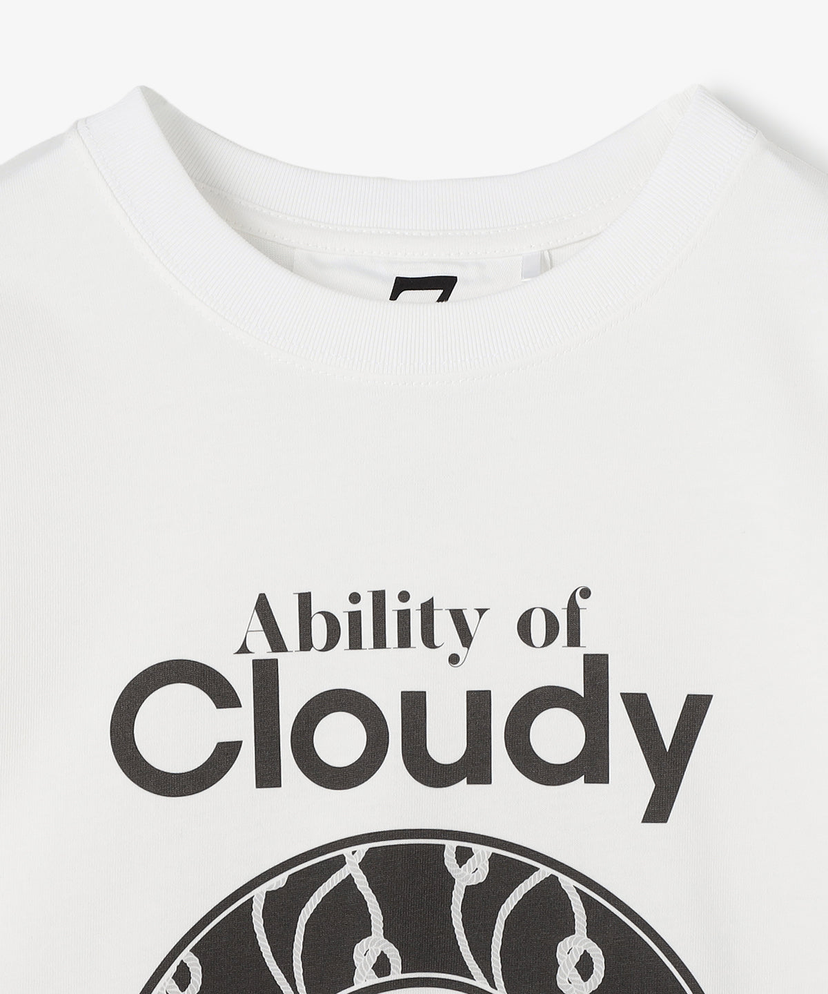 Lunch T-shirt Ability of CLOUDY WHITE