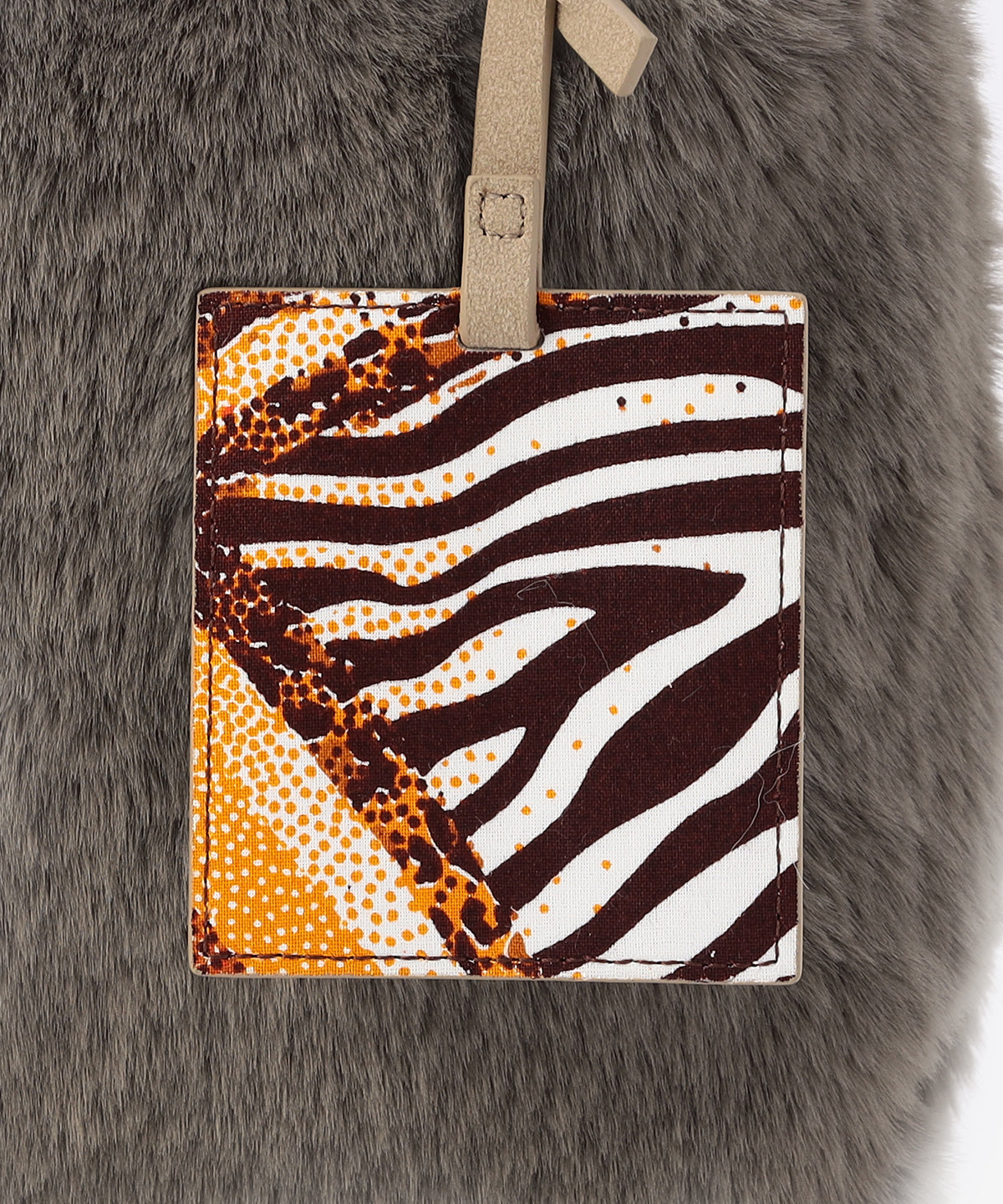 エコファーコンビニバッグ　GREIGE