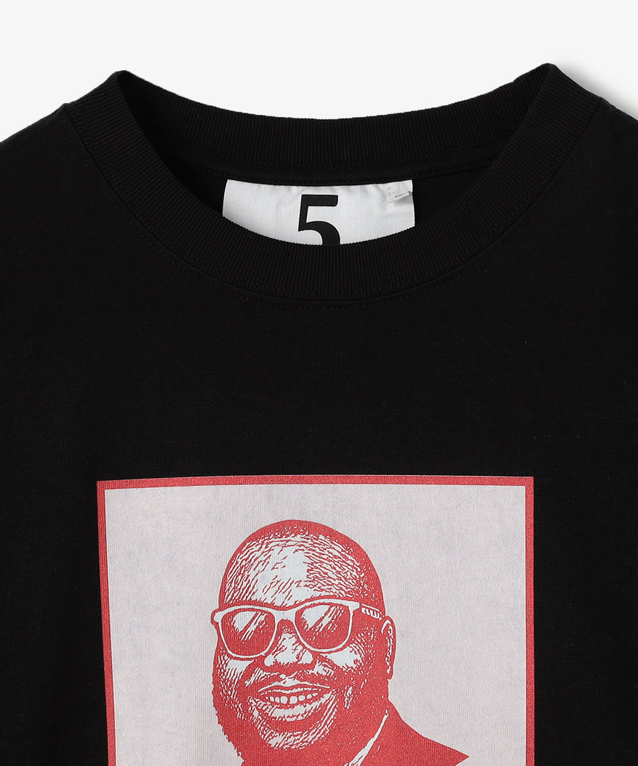 Lunch Tshirt HAVE YOU SEEN HIM? BLACK