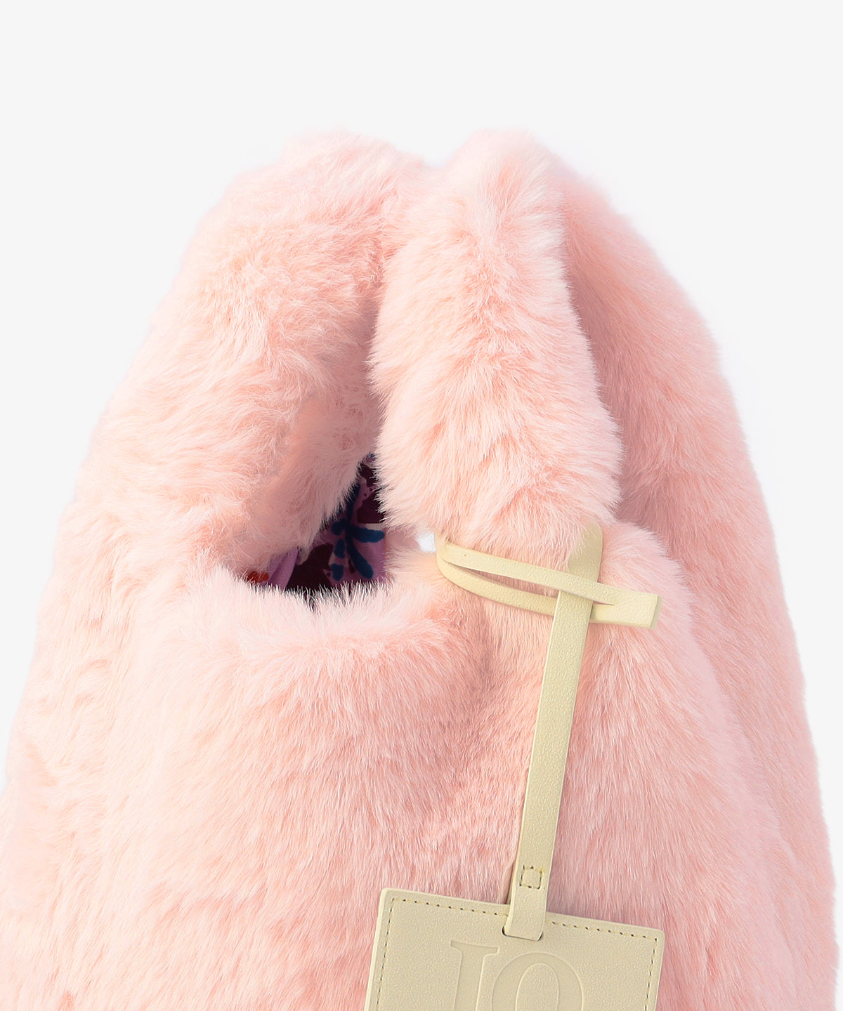 エコファーコンビニバッグ　PINKxPURPLE