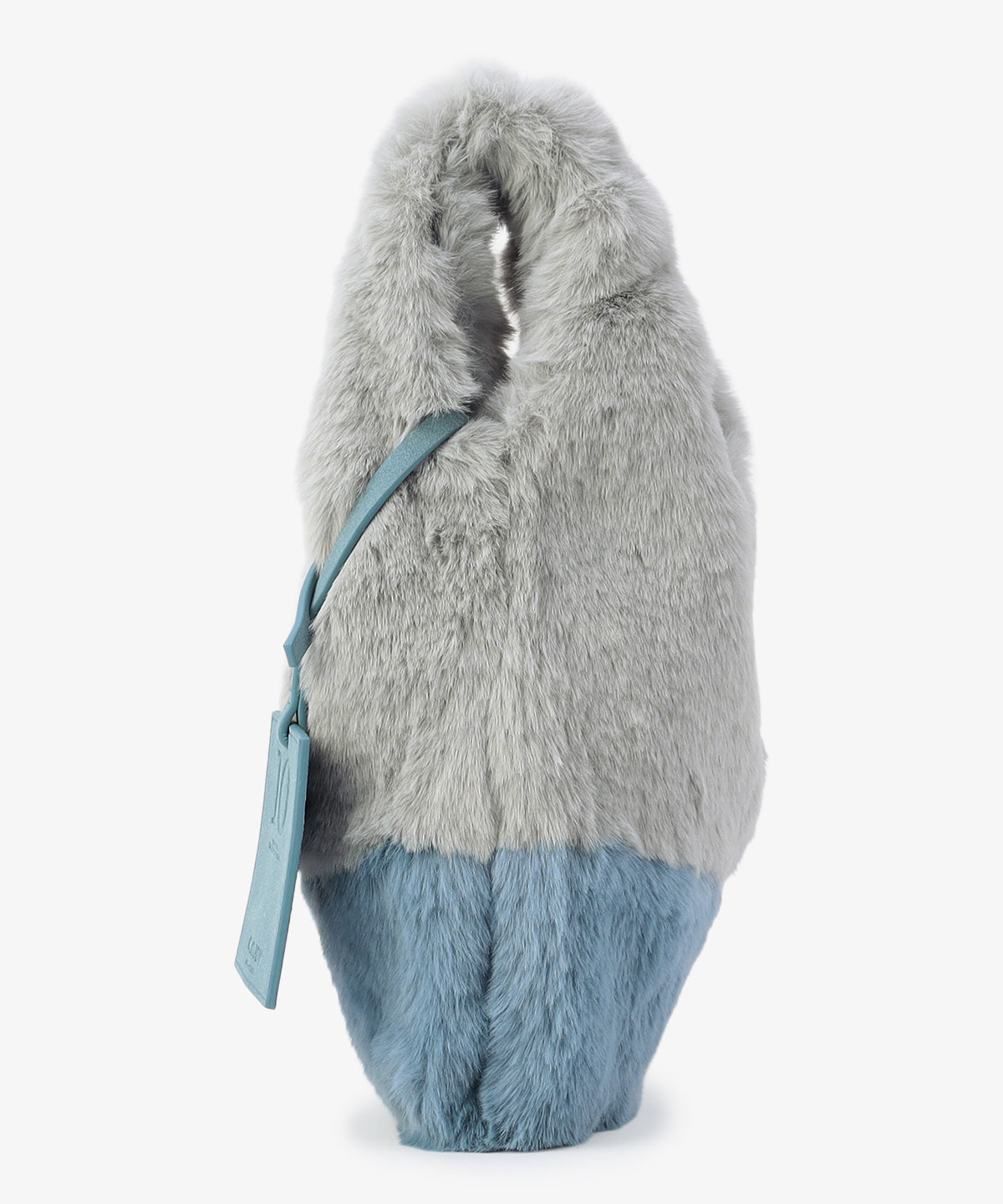 エコファーコンビニバッグ　GRAYxSAX