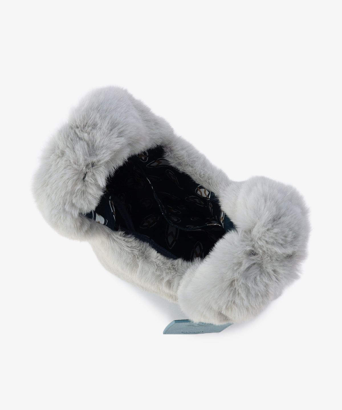 エコファーコンビニバッグ　GRAYxSAX