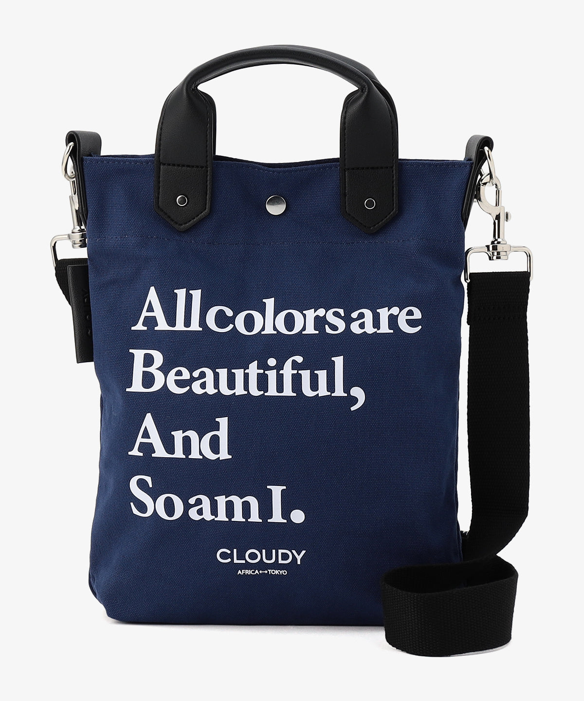 キャンバスショルダーバッグ (Sサイズ) NAVY