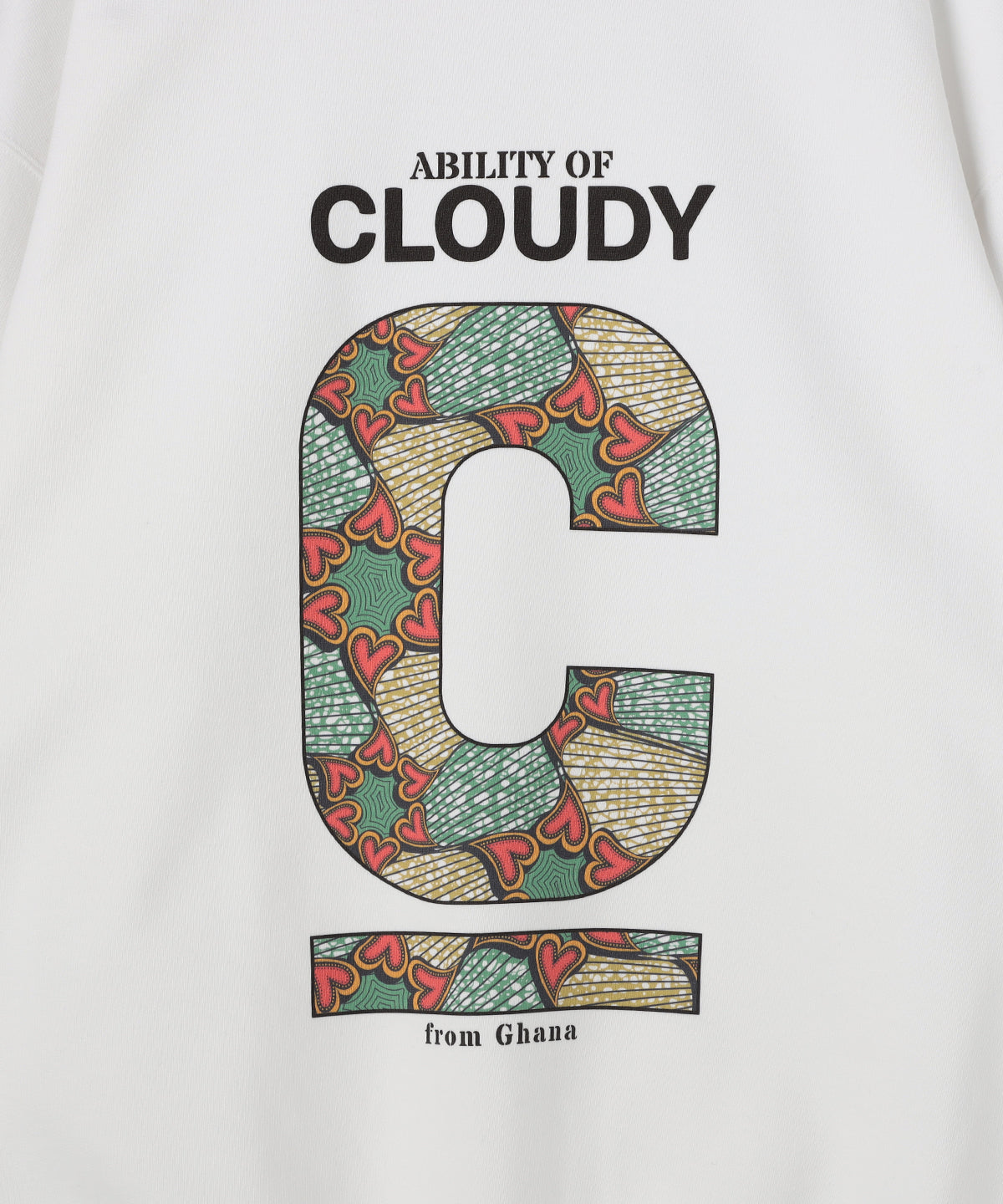 【予約：11月下旬発送予定】スウェットシャツ Ability of CLOUDY WHITE