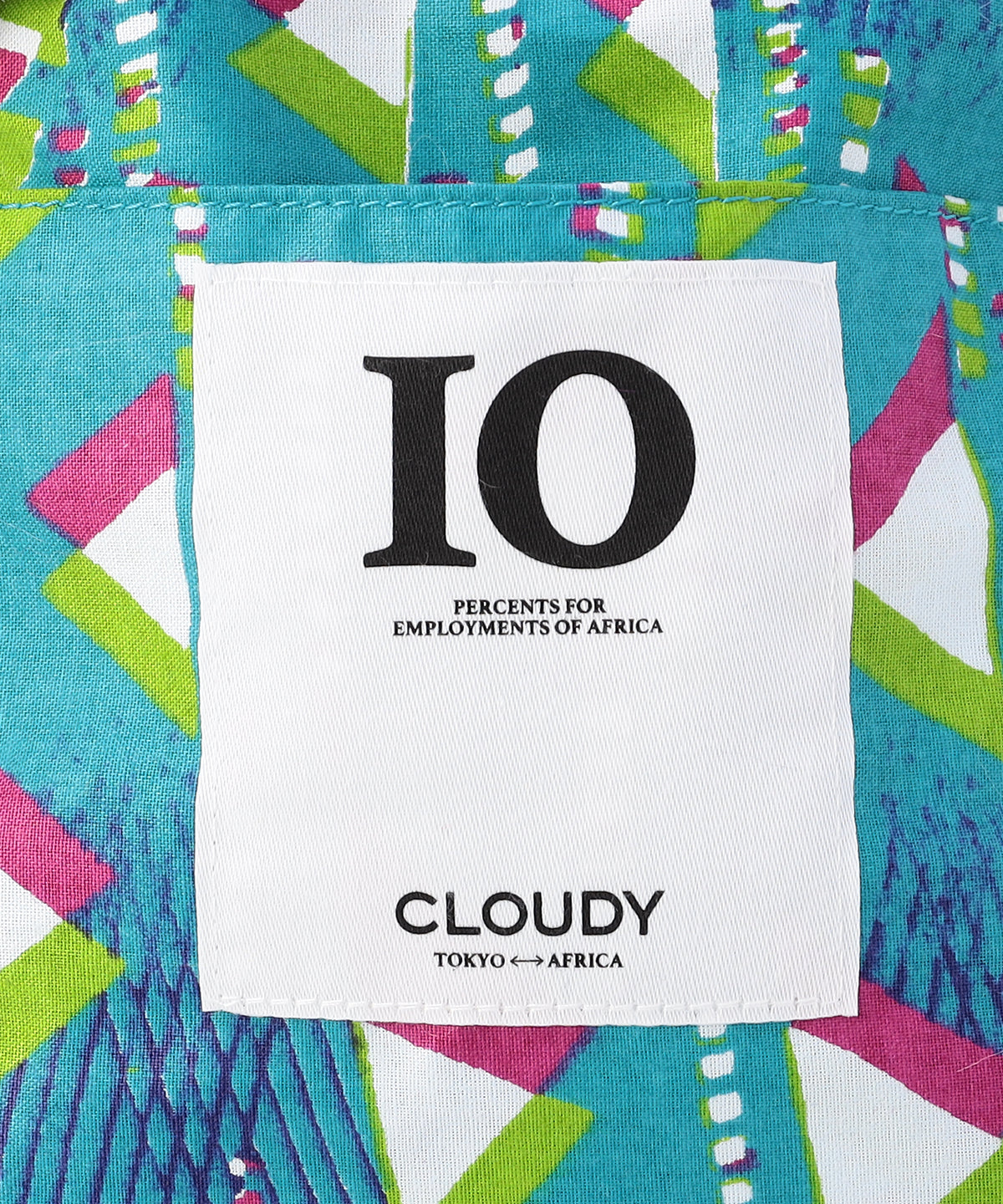 エコファーコンビニバッグ　OFF WHITExNAVY