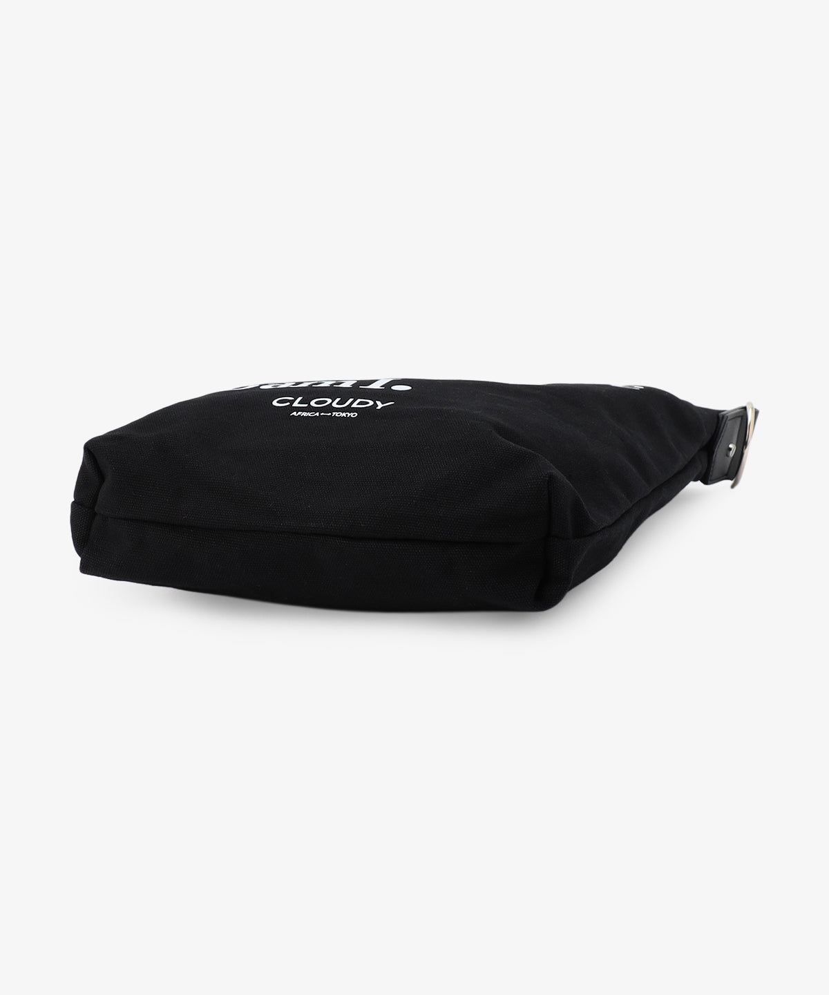 キャンバスショルダーバッグ (Sサイズ) BLACK