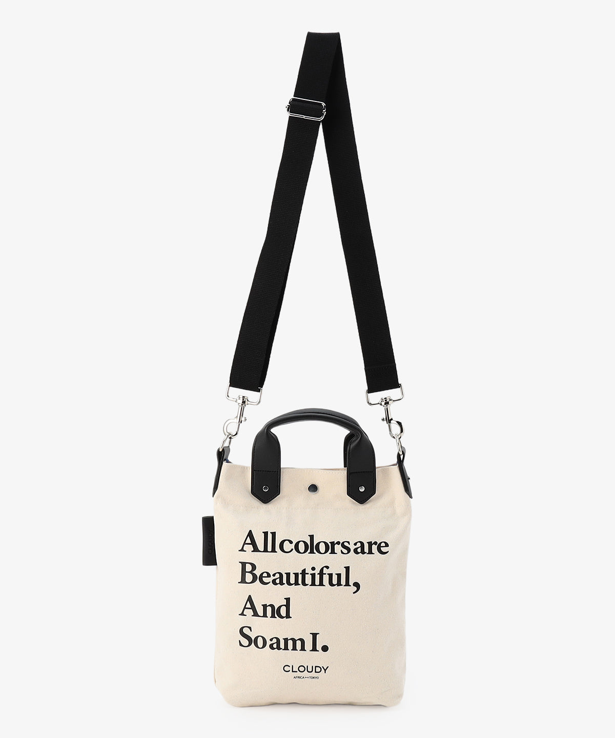 キャンバスショルダーバッグ (Sサイズ) IVORY