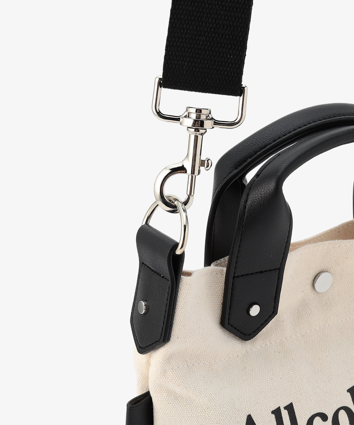 キャンバスショルダーバッグ (Sサイズ) IVORY