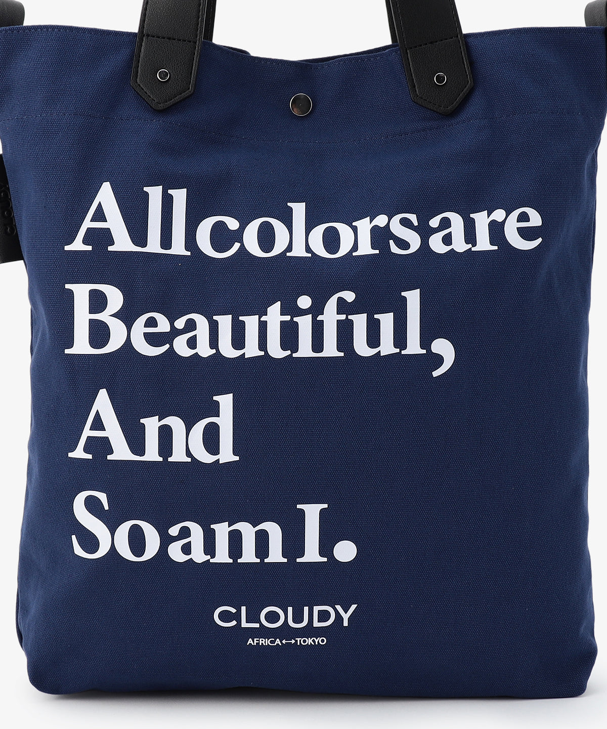 キャンバスショルダーバッグ (Mサイズ) NAVY