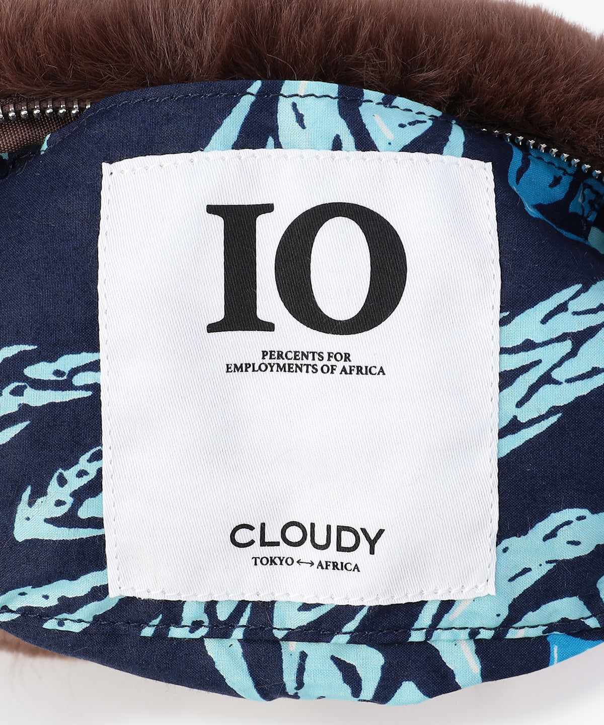 エコファーミニショルダーバッグ BROWN