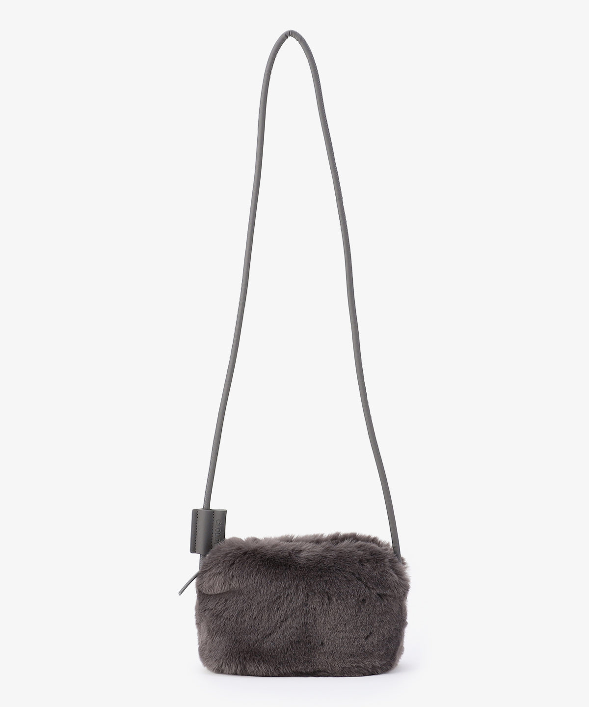 エコファーミニショルダーバッグ CHARCOAL