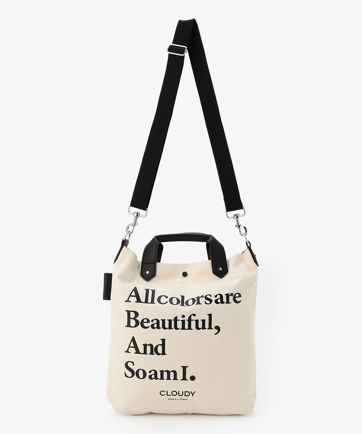 キャンバスショルダーバッグ (Mサイズ) IVORY