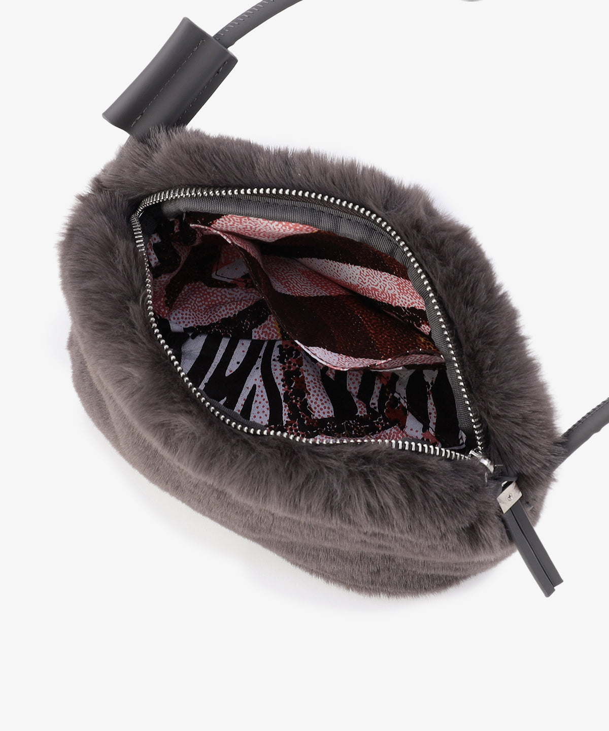 エコファーミニショルダーバッグ CHARCOAL