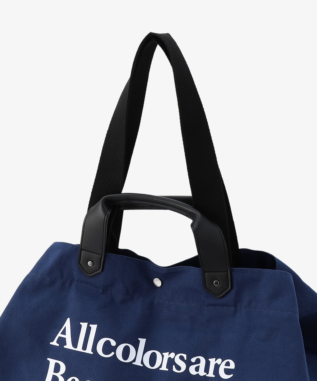 キャンバスショルダーバッグ (Lサイズ) NAVY