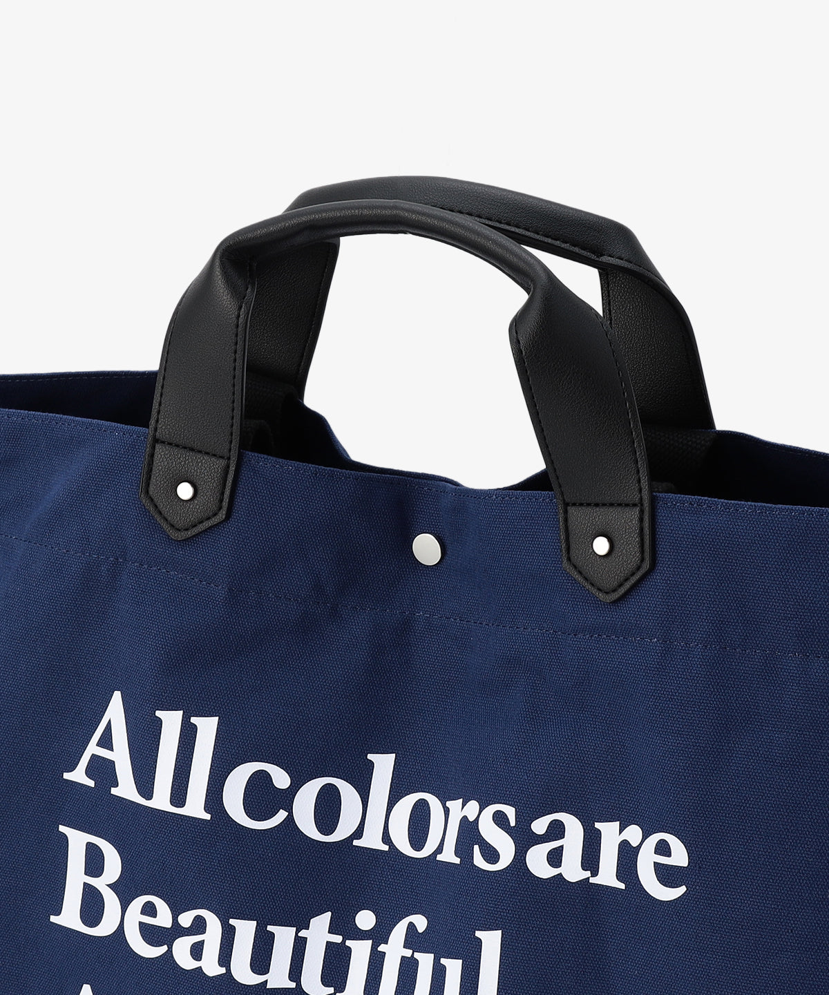 キャンバスショルダーバッグ (Lサイズ) NAVY