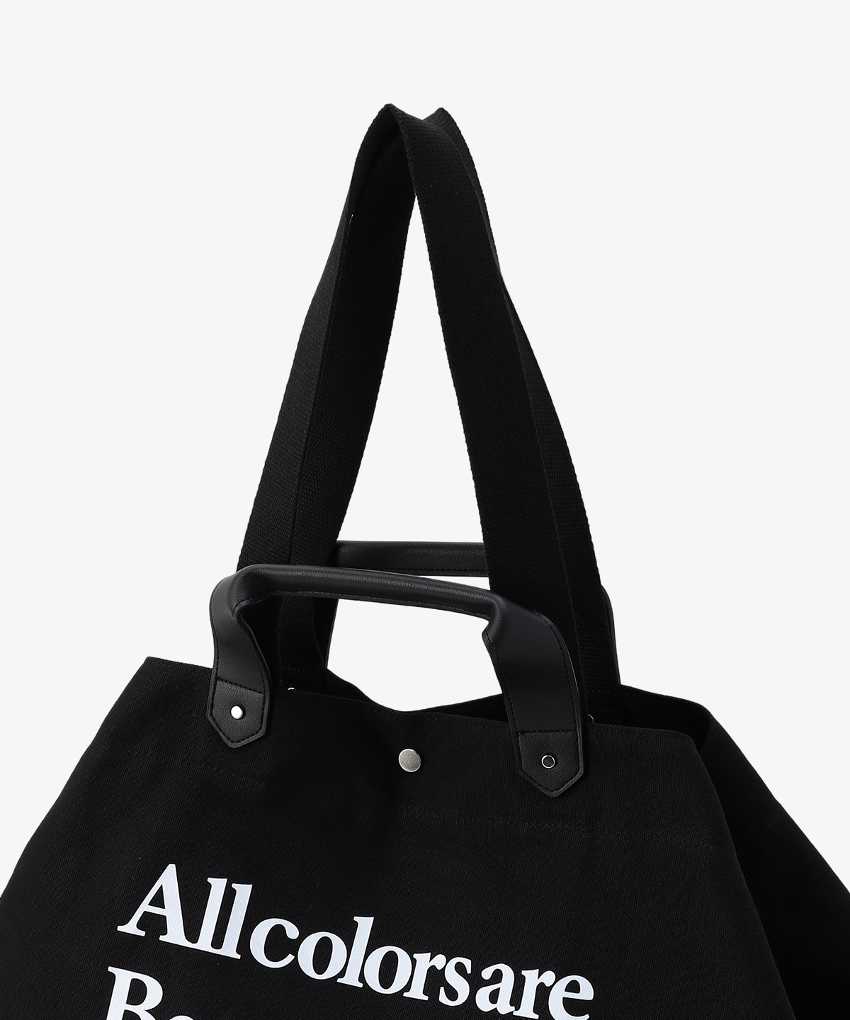 キャンバスショルダーバッグ (Lサイズ) BLACK