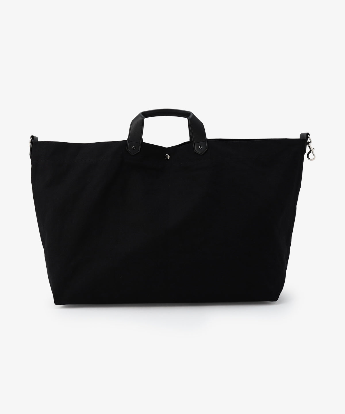 キャンバスショルダーバッグ (Lサイズ) BLACK