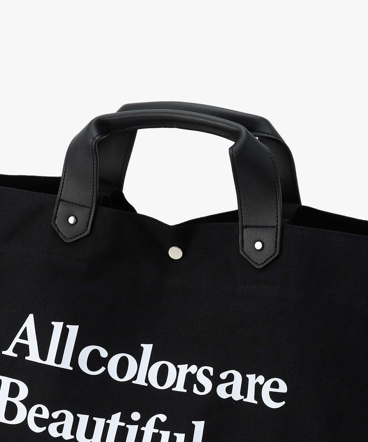 キャンバスショルダーバッグ (Lサイズ) BLACK