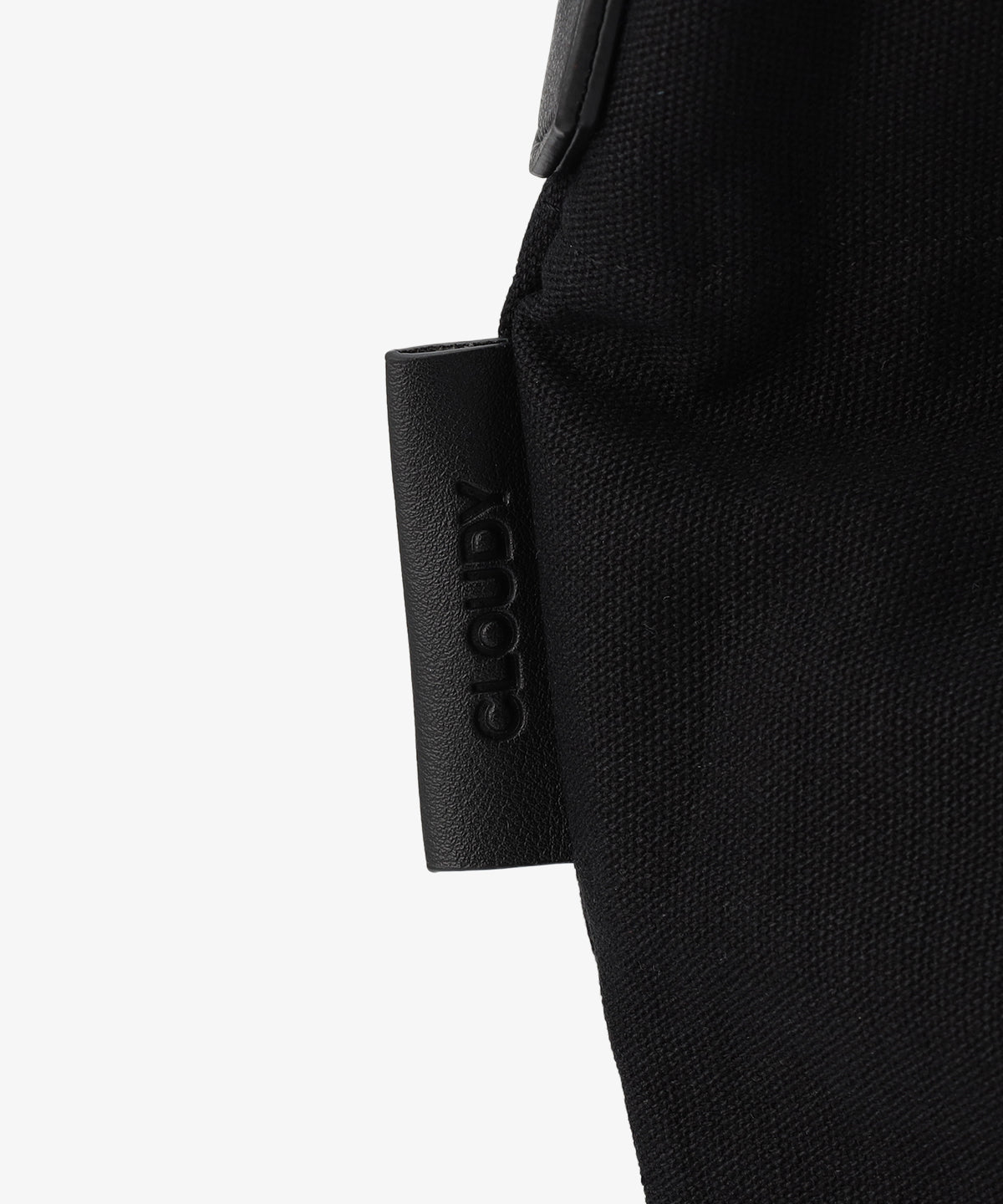 キャンバスショルダーバッグ (Lサイズ) BLACK