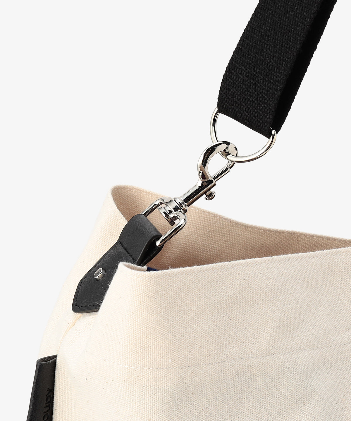 キャンバスショルダーバッグ (Lサイズ) IVORY