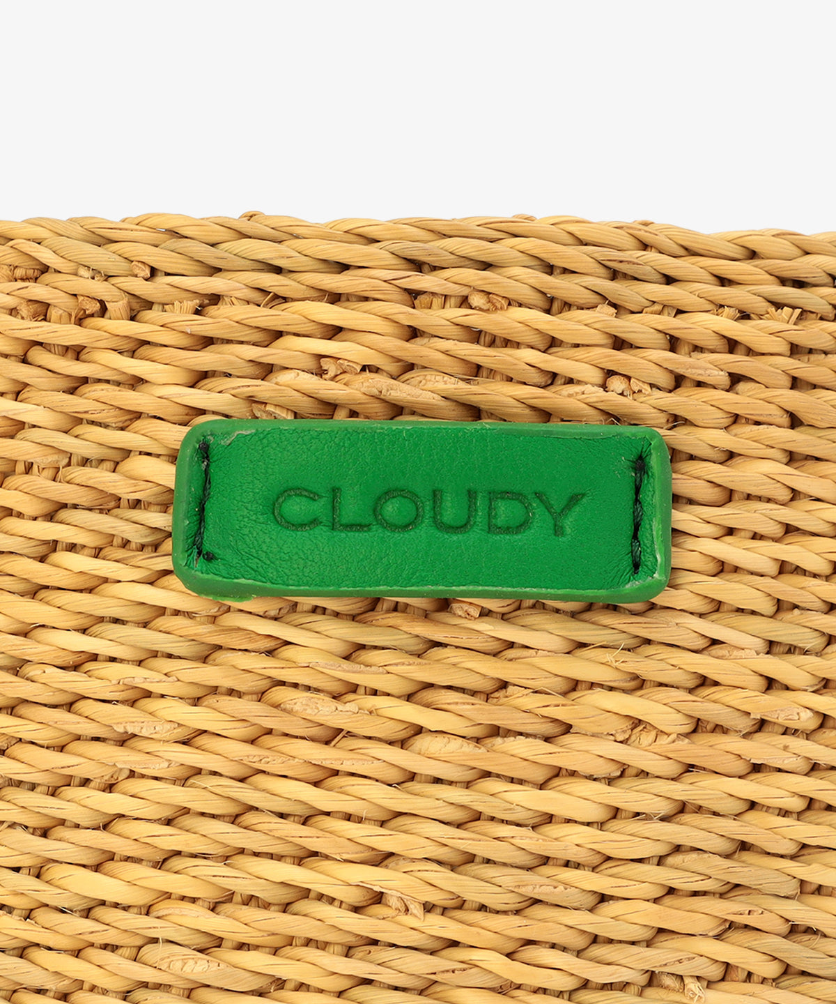 Ribbon Tube Basket GREEN