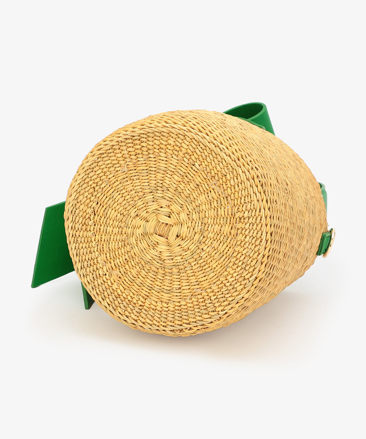 Ribbon Tube Basket GREEN