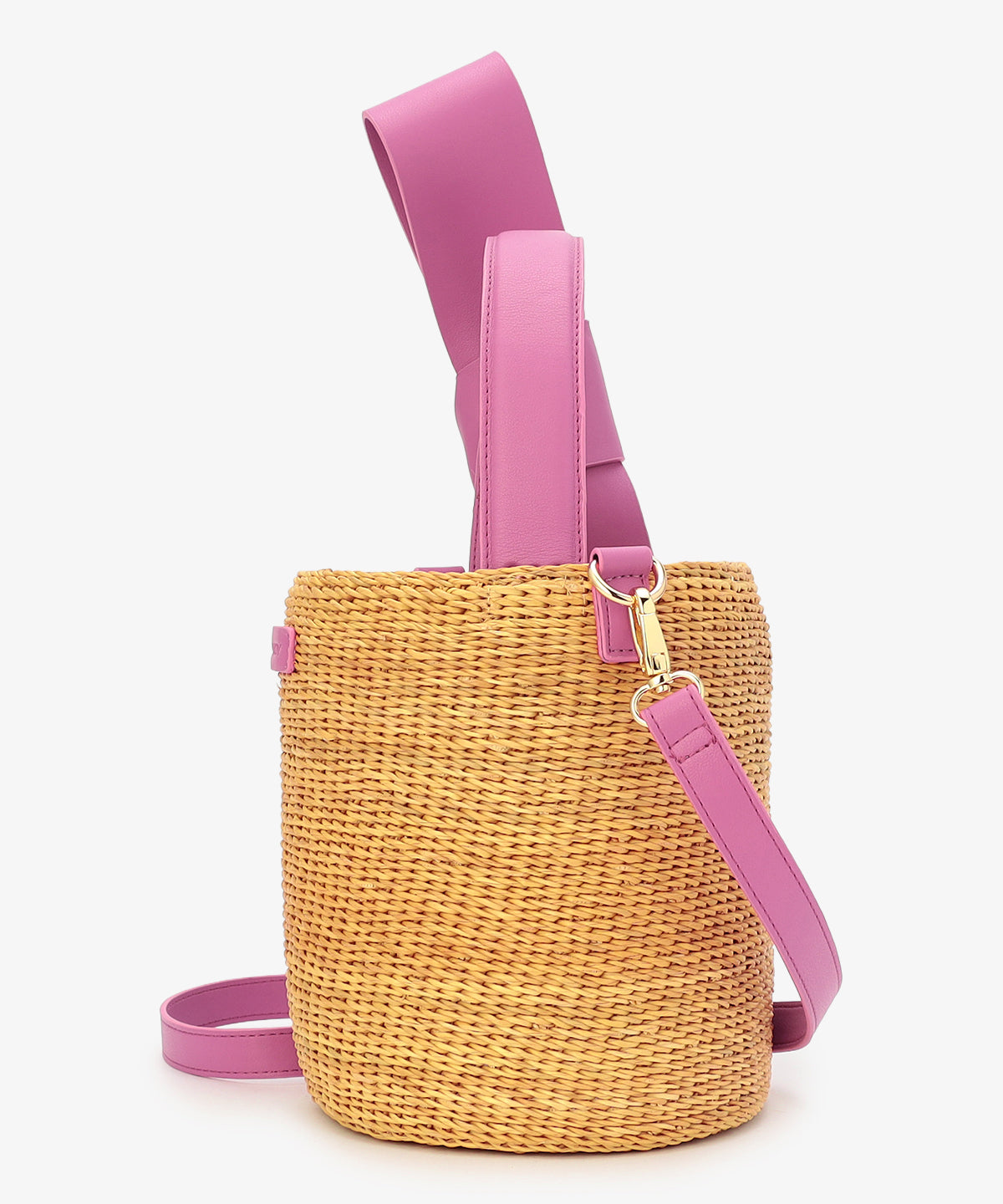 Ribbon Tube Basket PINK