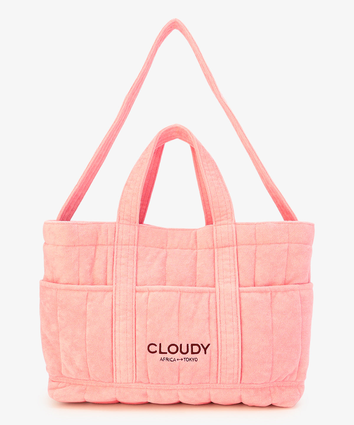 リバーシブルパイルバッグ PINK