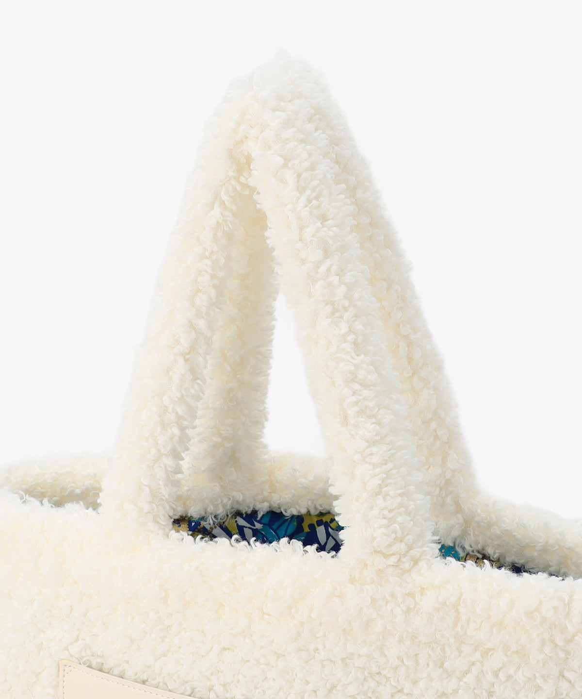 ボアトートバッグ WHITE