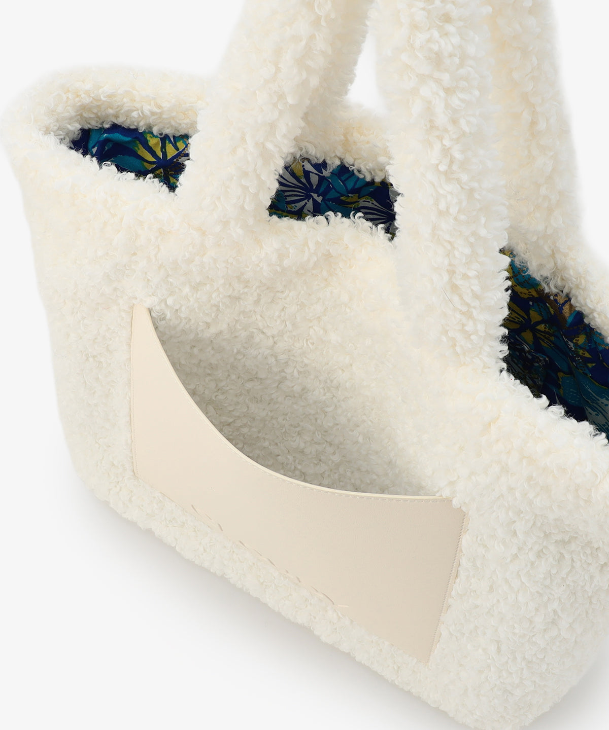 ボアトートバッグ WHITE