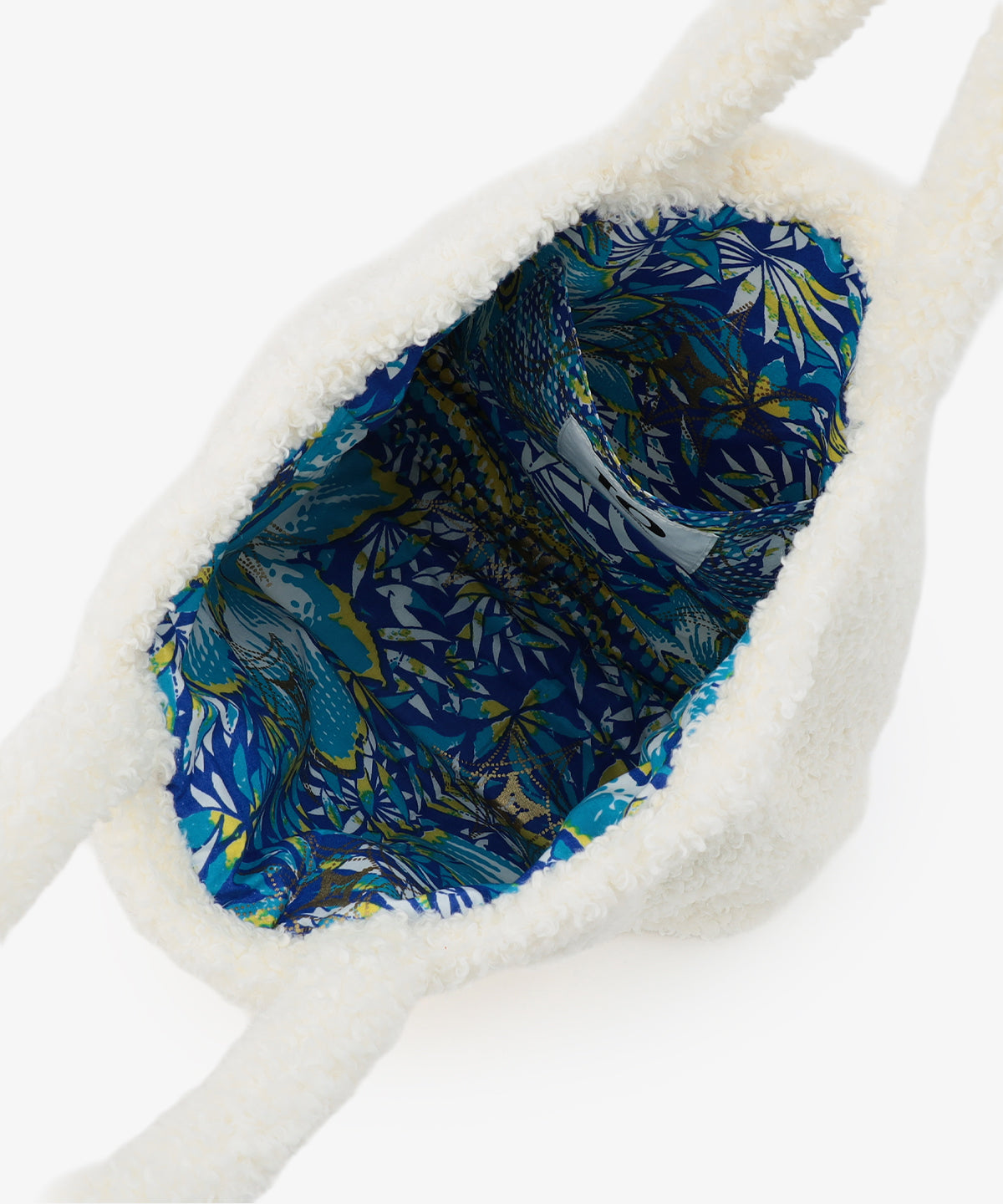 ボアトートバッグ WHITE