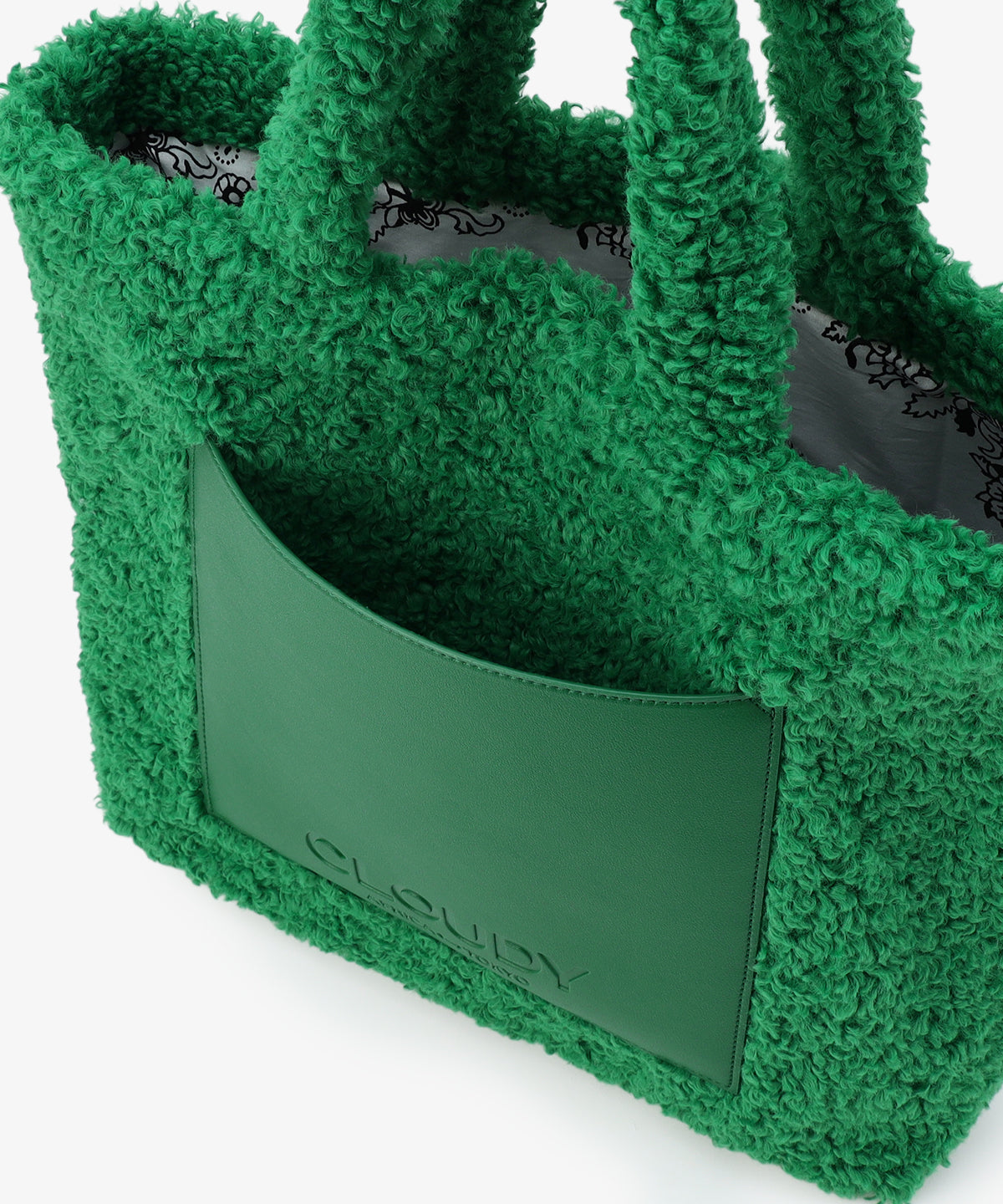 ボアトートバッグ GREEN