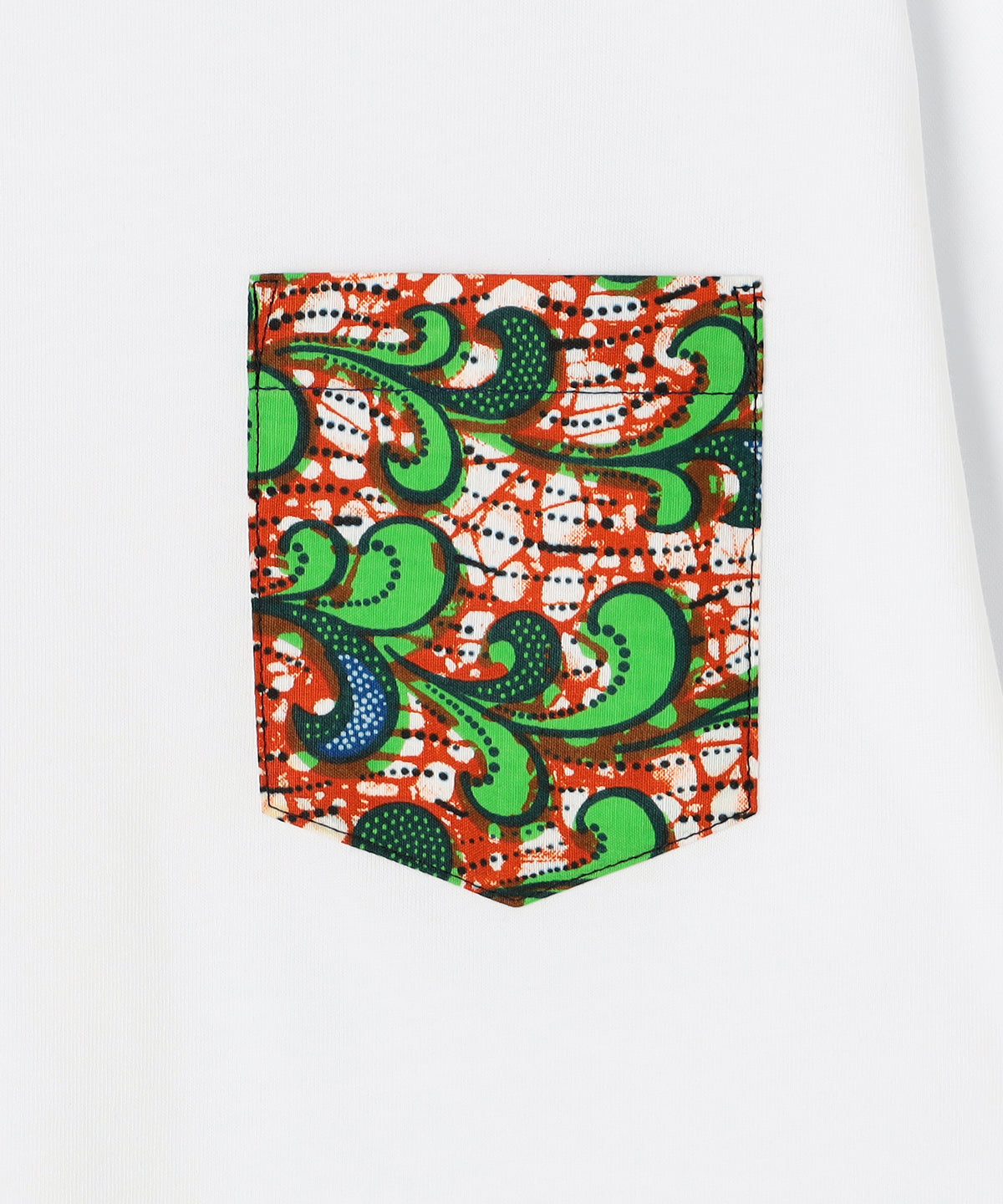 ポケットTシャツ 444 WHITE