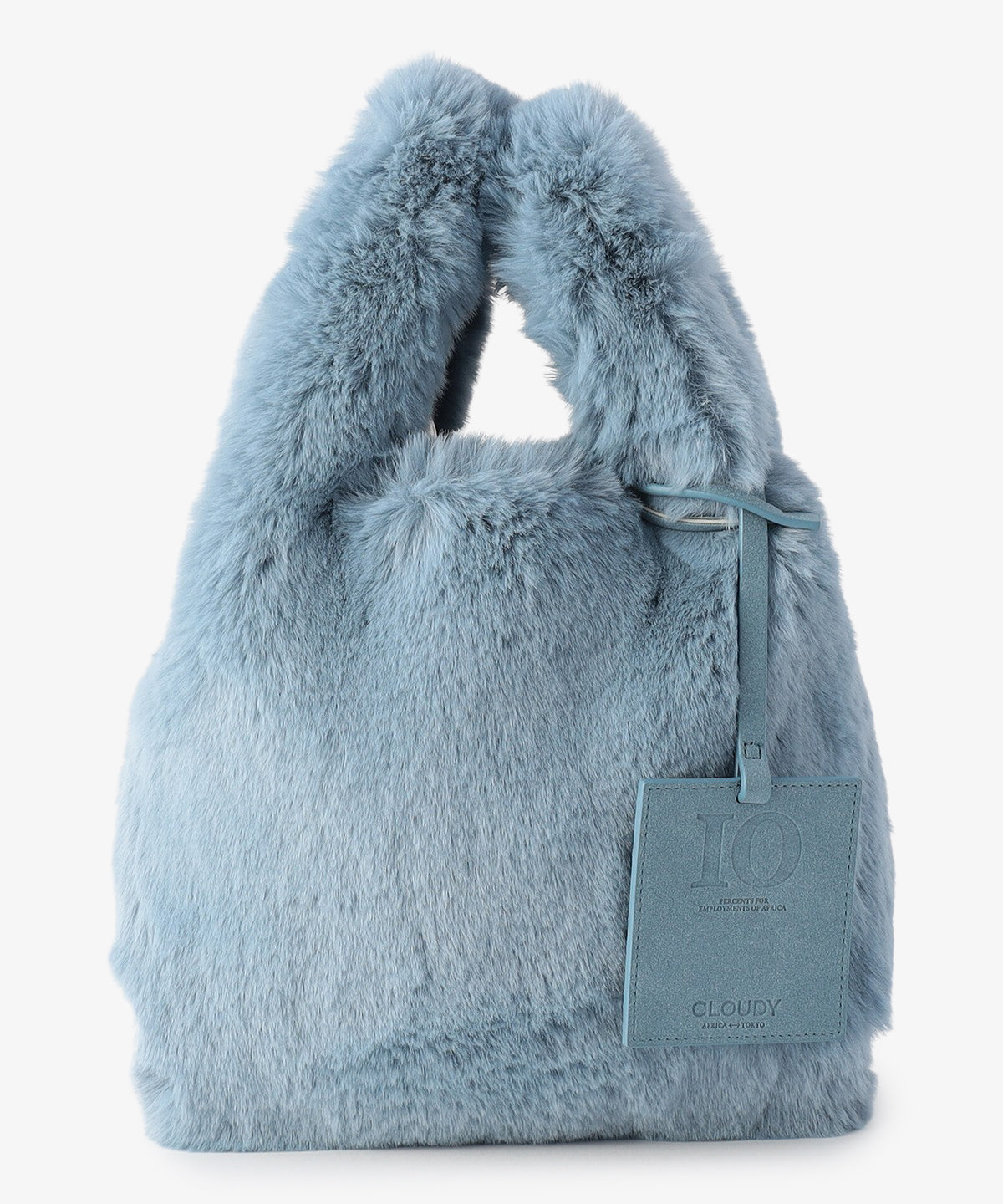 エコファーコンビニバッグ　SAX