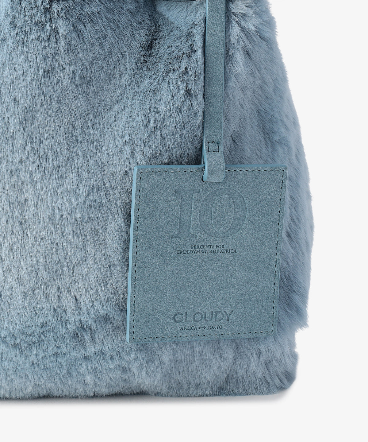 エコファーコンビニバッグ　SAX