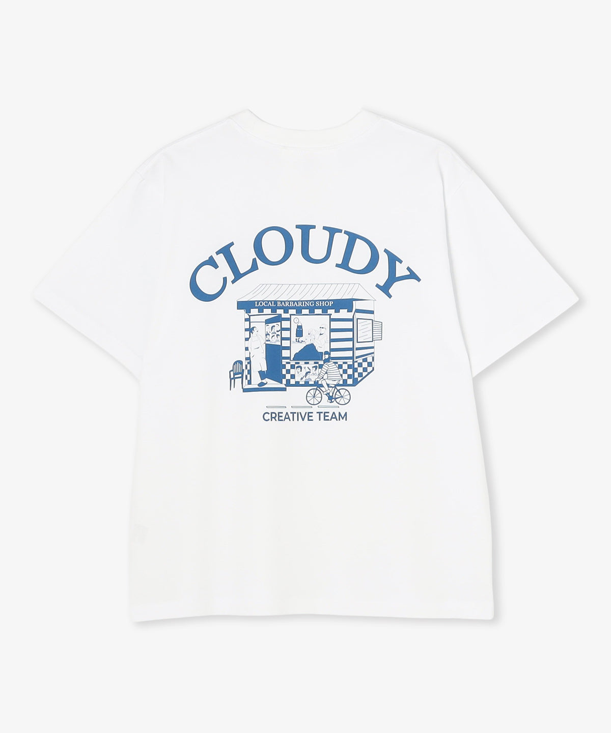 Lunch T-shirt BARBER WHITE