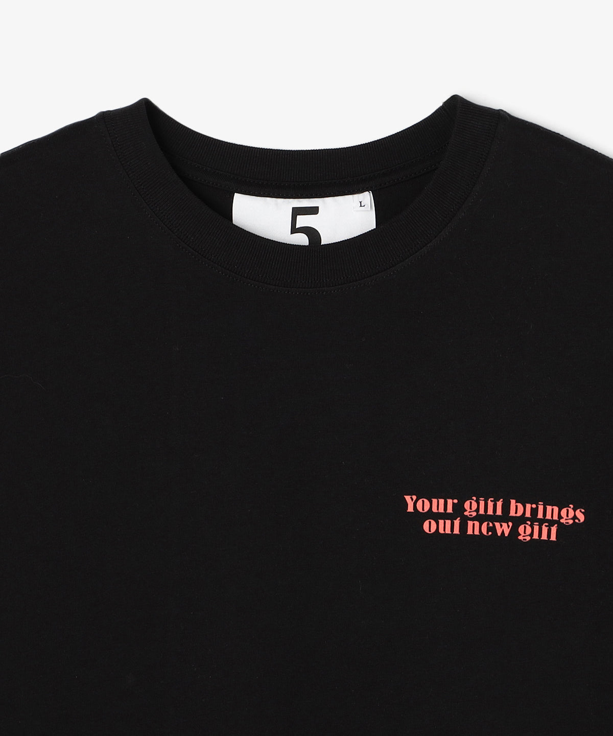 Lunch T-shirts GIFT MEET GIFT BLACK