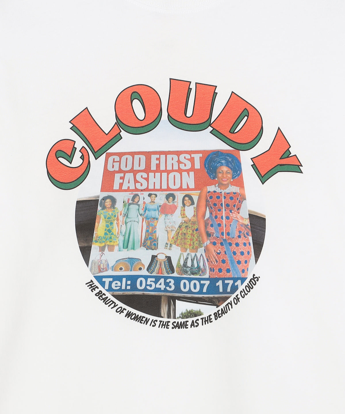 Lunch T-shirt SIGNBOARD WHITE