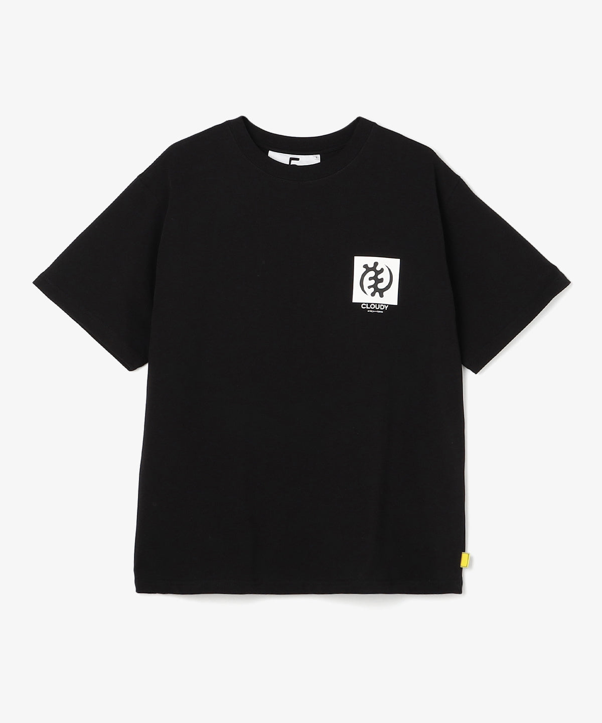 Lunch T-shirts flower and adinkra  BLACK