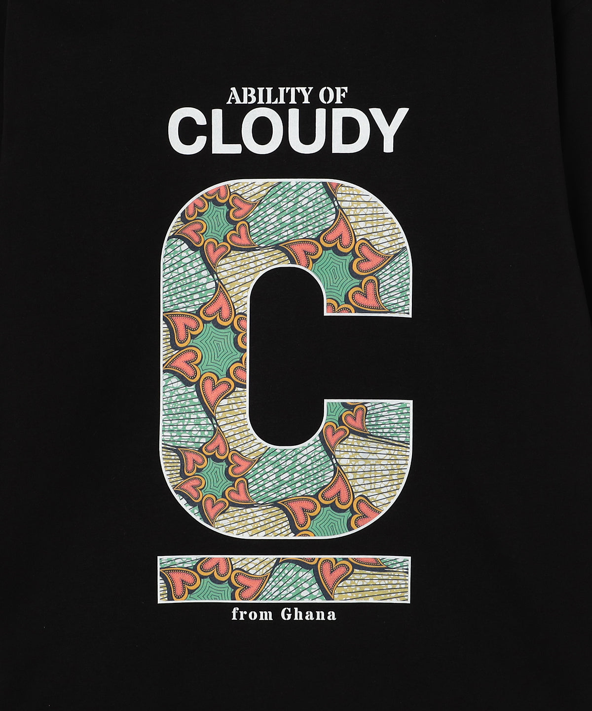 Long Sleeve T-Shirts Ability of CLOUDY BLACK