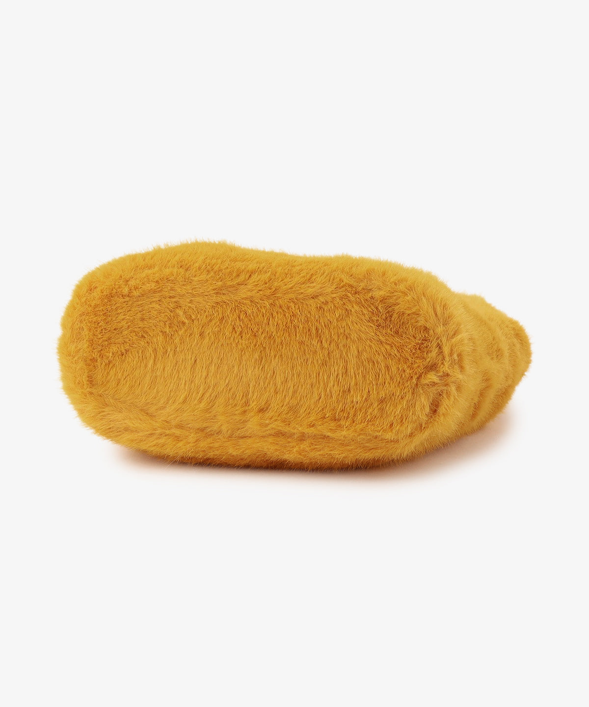 ラウンドハンドルファーバッグ　YELLOW